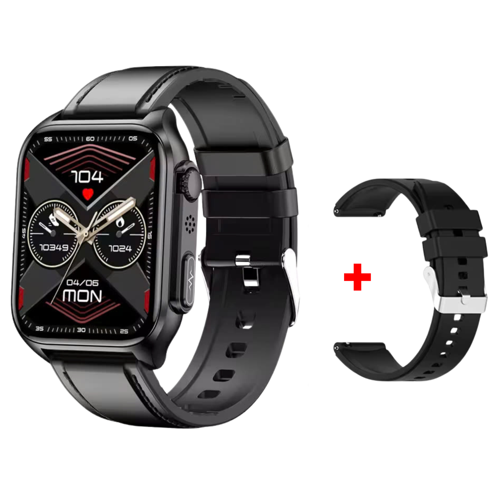O2Tracker® Prime Ultra -  ECG Health Fitness Tracker Heart Rate Sleeping Monitor Smart Watch Waterproof IP67 Blood Glucose