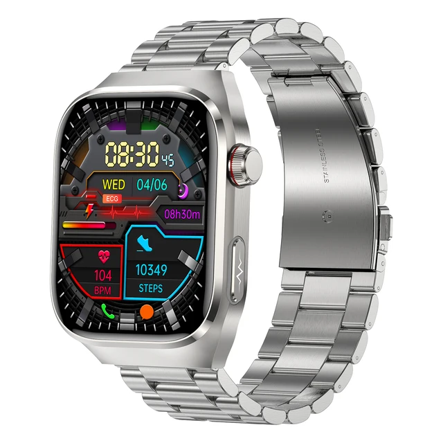 O2Tracker® Lifetrack Ultra - Lipid uric Acid ECG/EKG Blood Sugar Blood Pressure Health Management Smart Watch