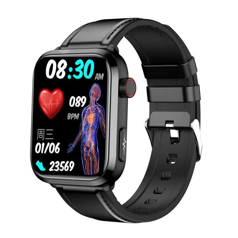 O2Tracker® Gunuine - Lipids Uric Acid Blood Glucose Monitoring Smart Watch, ECG+PPG Fitness Tracker