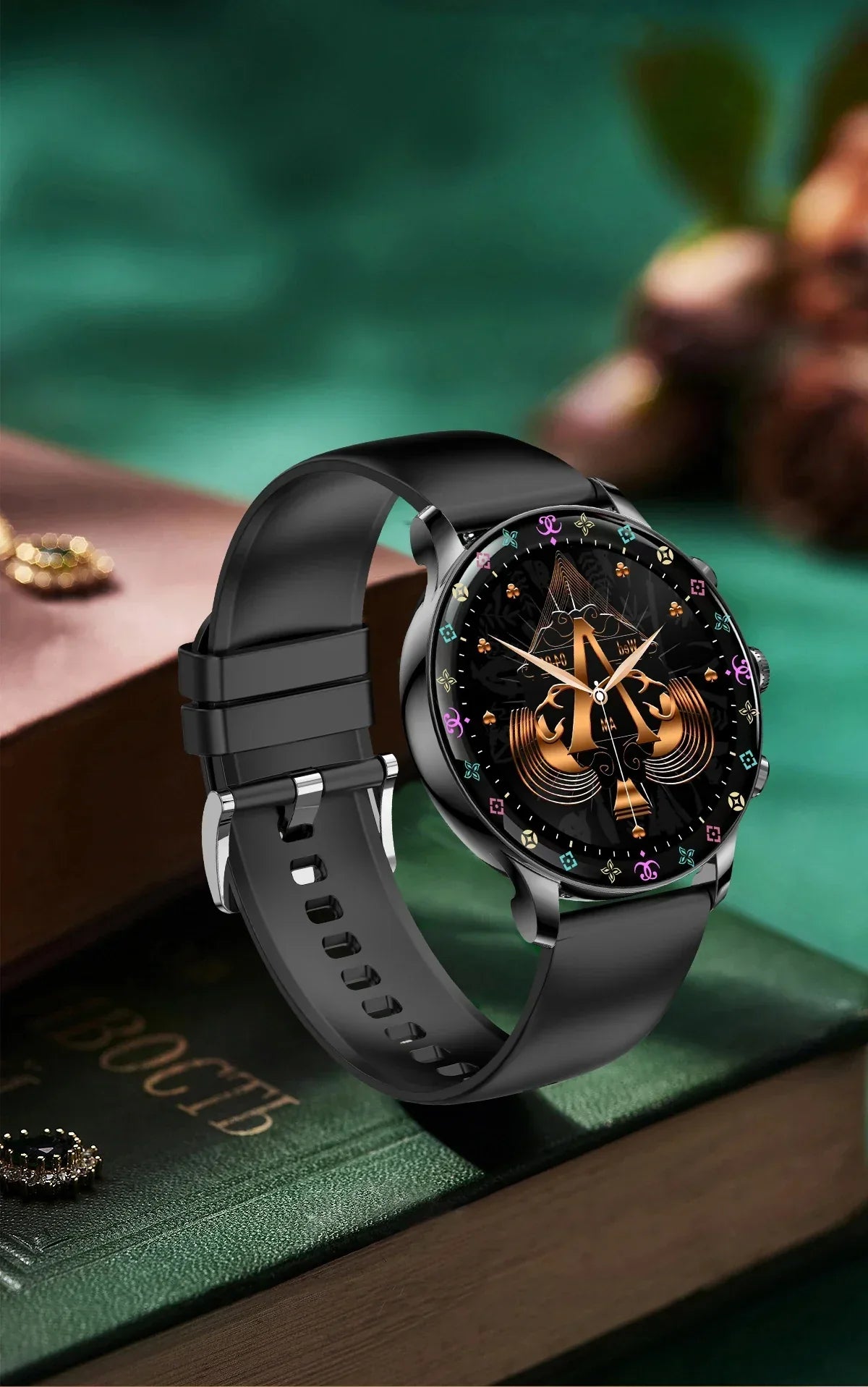 O2Tracker® Iconic - Smartwatch Women GPS Movement Track Voice Assistant Heart Rate Monitor
