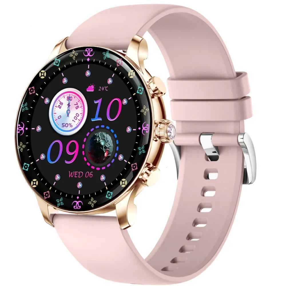 O2Tracker® Iconic - Smartwatch Women GPS Movement Track Voice Assistant Heart Rate Monitor