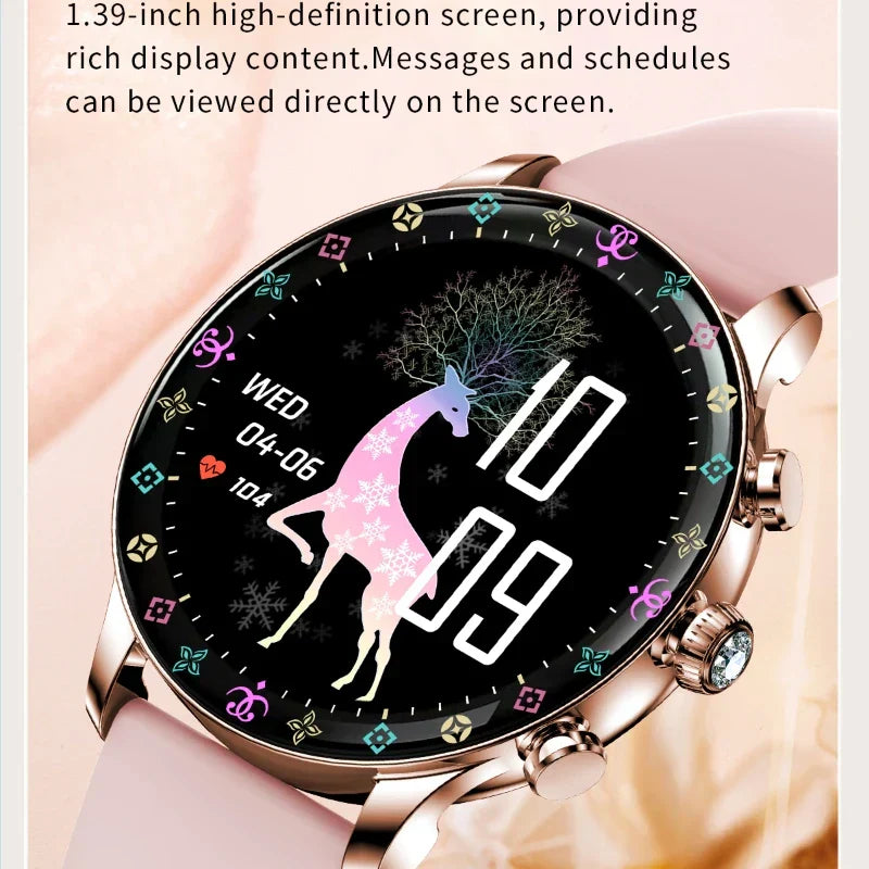 O2Tracker® Iconic - Smartwatch Women GPS Movement Track Voice Assistant Heart Rate Monitor
