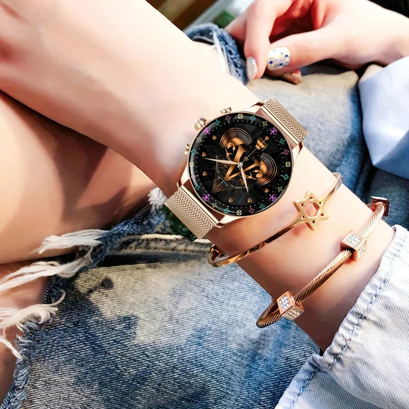 O2Tracker® Iconic - Smartwatch Women GPS Movement Track Voice Assistant Heart Rate Monitor