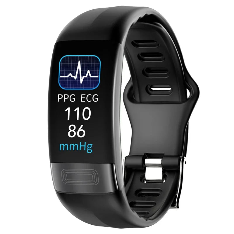 O2Tracker® Energy - Smart Bracelet Body Temperature Monitoring Smart Wristbands ECG PPG Smart Watch Heart Rate Blood Pressure
