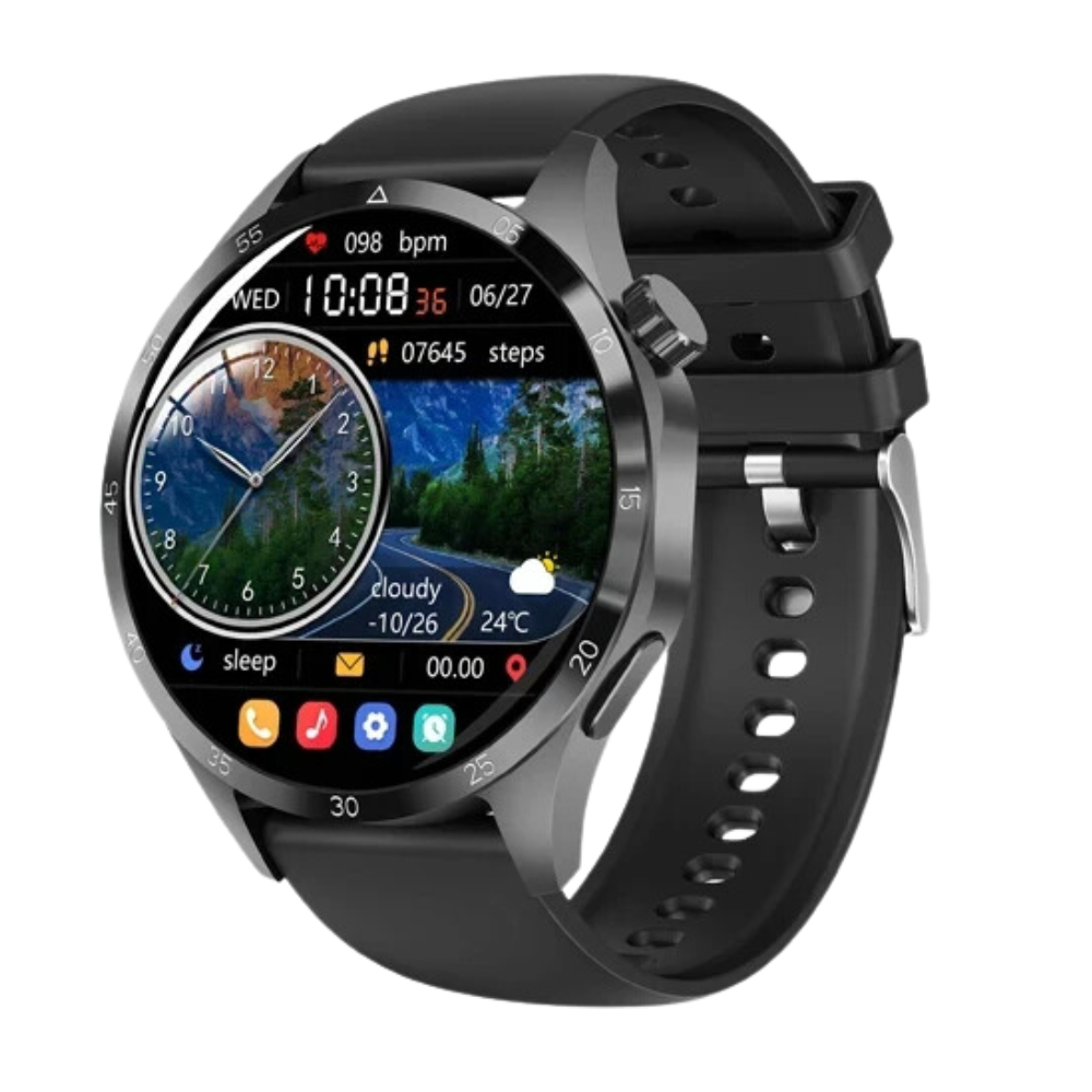 O2Tracker® VitaFlex Elite - Smart Watch Heart rate Health Monitor Bluetooth Call NFC GPS Tracker IP68 Waterproof SmartWatch