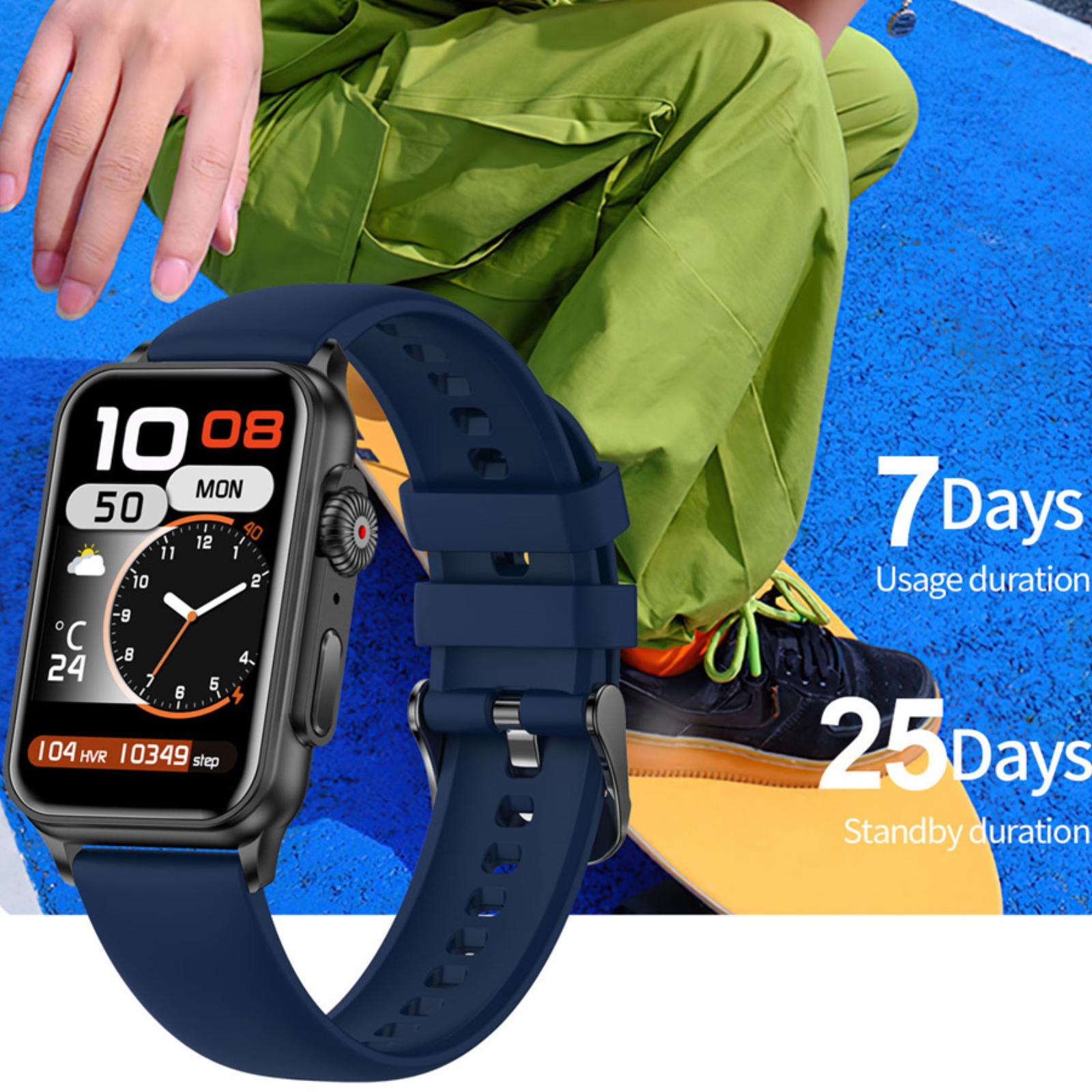 O2Tracker® Vitality - Bluetooth Call Smart Watch AI Voice Assistant Fitness Tracker Smartwatch Men Women For Android IOS