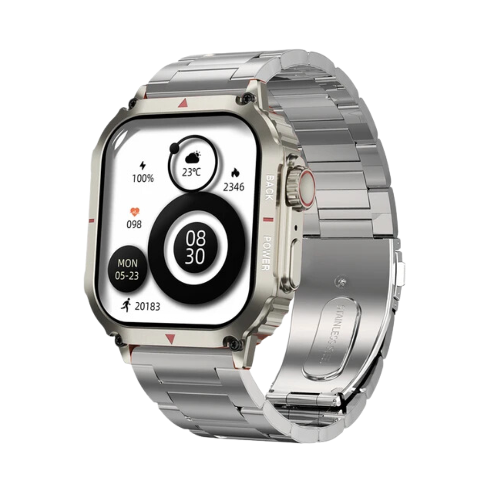 O2Tracker® Regulus - Smart Watch Men AMOLED HD Screen Heart Rate Health Tracker Bluetooth Call IP68