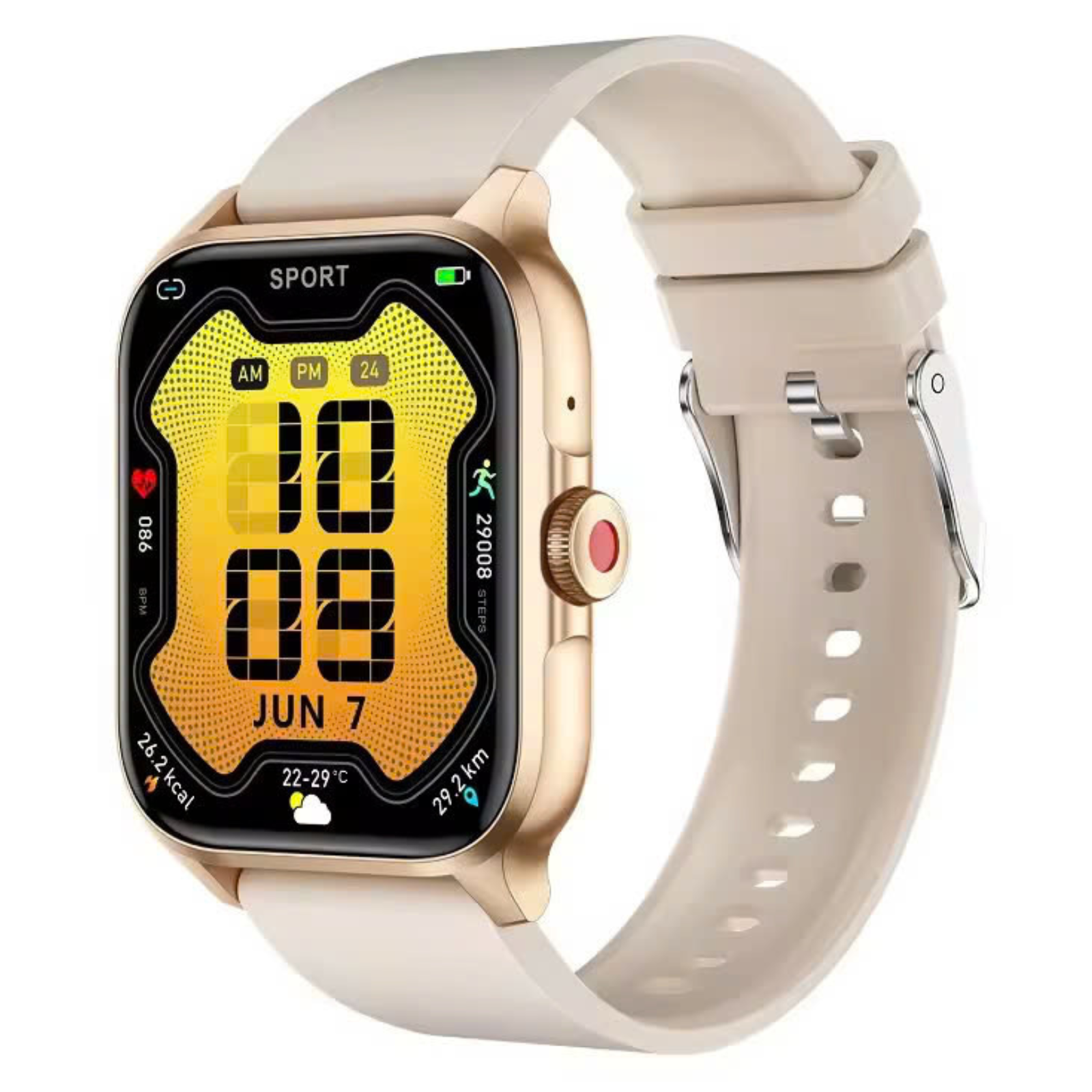 O2Tracker® Amara - Smart Watch 1.85inch Health Monitoring AI Voice Assistant Men Women Fashion Smartwatch Sport Fitness Tracker