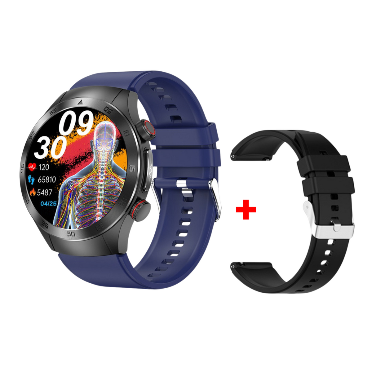 O2Tracker® HealthWave Max - Best Medical Diagnosis Smart Watch, Blood