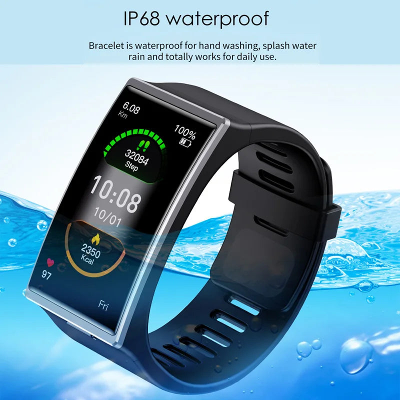 O2Tracker® Splendor - Smartwatch 1.9 Inch IP68 Waterproof Sport Heart Rate Blood Pressure Android IOS