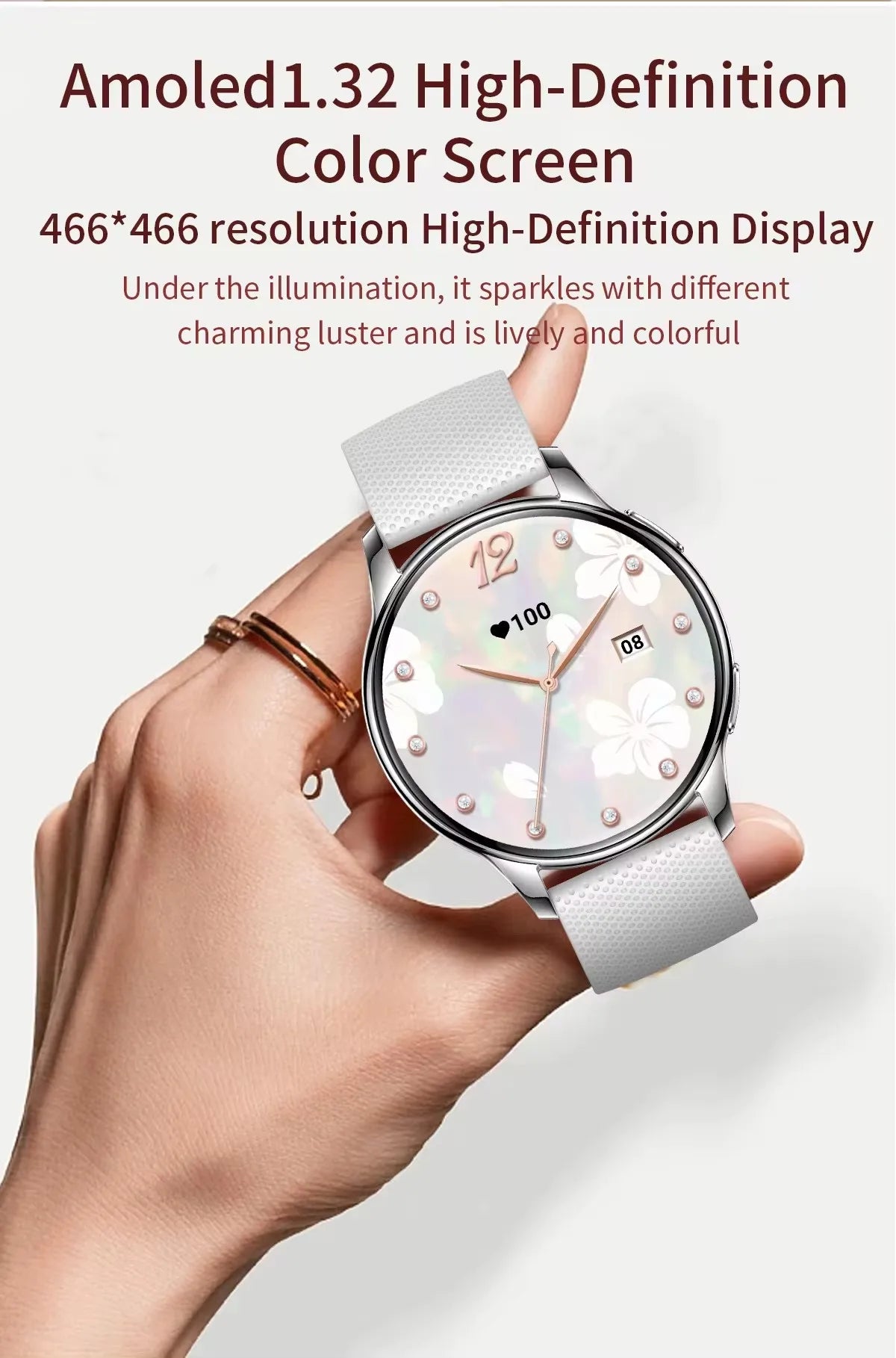 Various® Frost - Fashion Women Smart Watch AMOLED HD