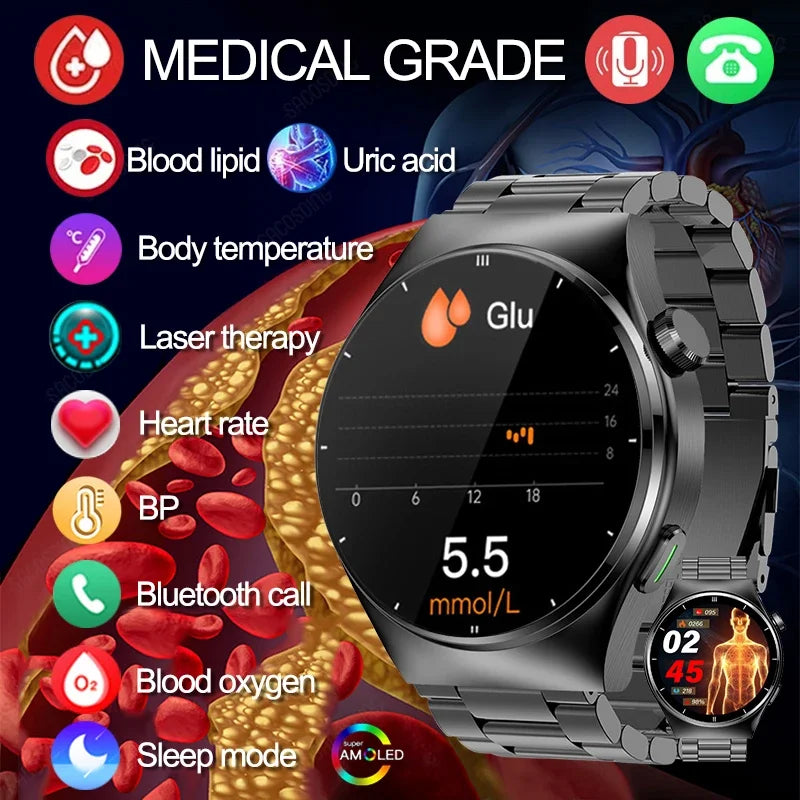 O2Tracker® Ultimate - Stabilize blood pressure, control blood sugar, uric acid and blood Lipid Smartwatch