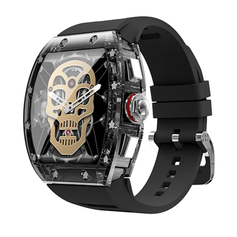 O2Tracker® Totality - New Transparent Smart Watch Men NFC Bluetooth Call Heart Rate Blood Oxygen Health Monitor