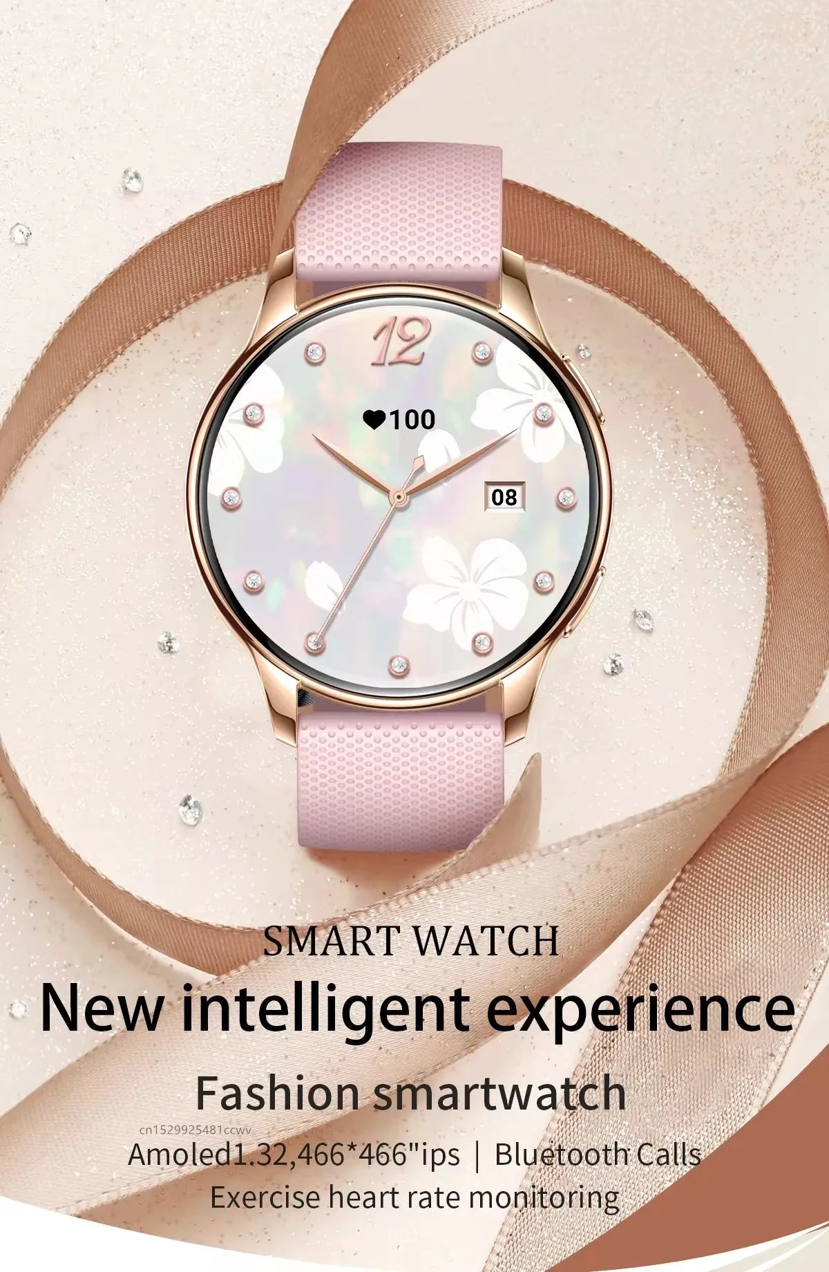 Various® Frost - Fashion Women Smart Watch AMOLED HD