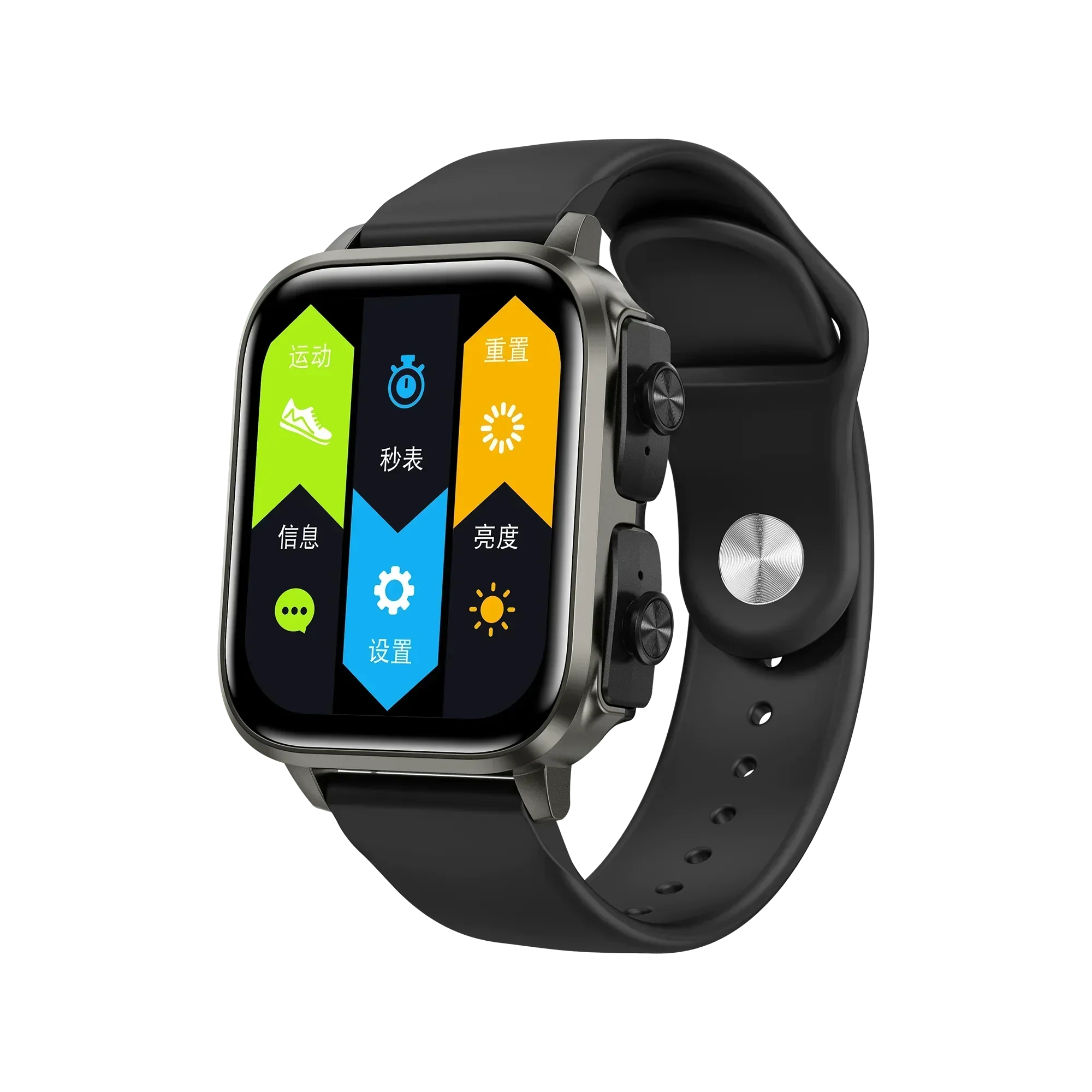 O2Tracker® Unite -Smart Watch With Bluetooth Earphone Waterproof, Touch Big Display Screen Best Relog Inteligente