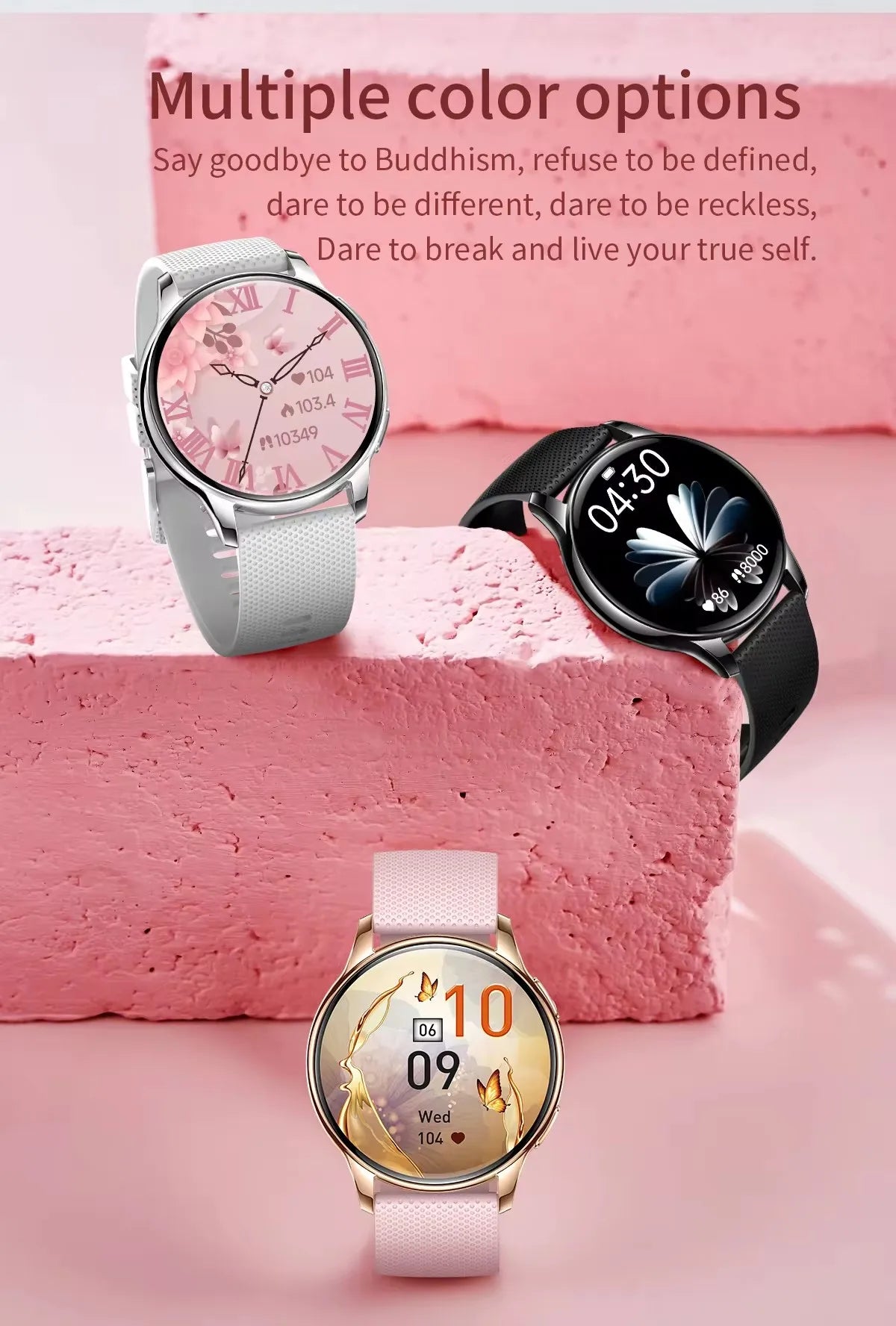 Various® Frost - Fashion Women Smart Watch AMOLED HD